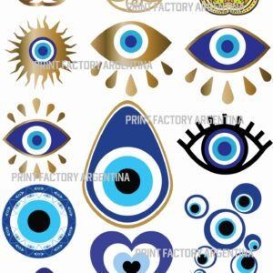 Plancha de Estampas simbolos turcos, ojo turco, entre otros solo en: https://printfactory.ar