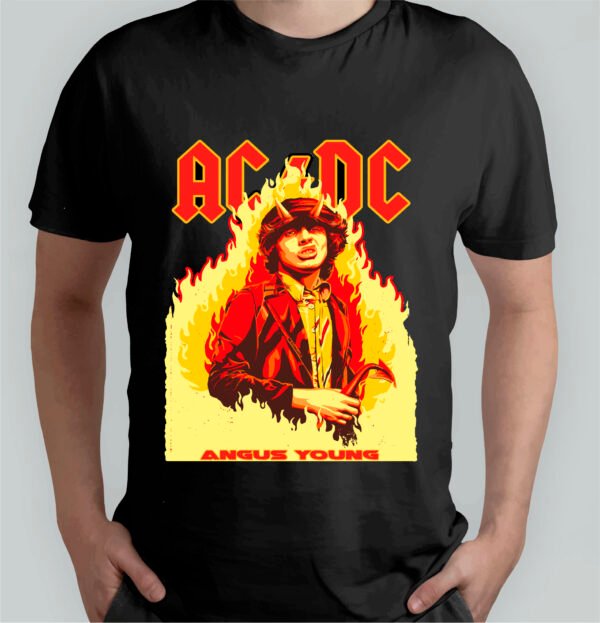 Remera ACDC ANGUS YOUNG conseguila en https://printfactory.ar
