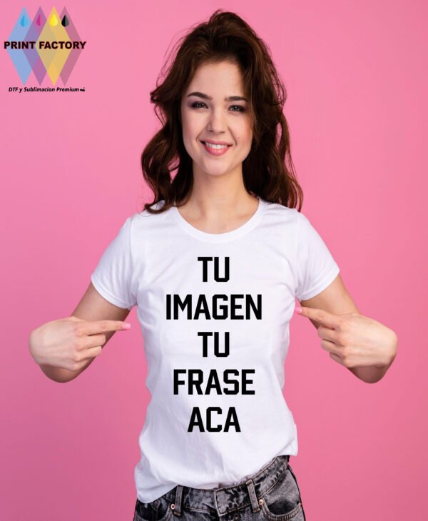 Arma tu remera con nosotros, elegí el color, y nos envias tu imagen @print_factory_argentina