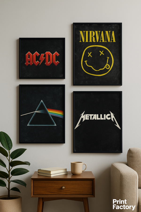 Mock up cuadros Print Factory Rock
