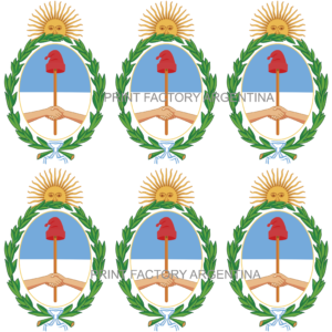 ESCUDO ARGENTINO DTF TEXTIL 118 x 60 WEB
