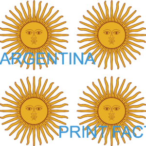 Stickers Sol Argentina htpps://printfactory.ar