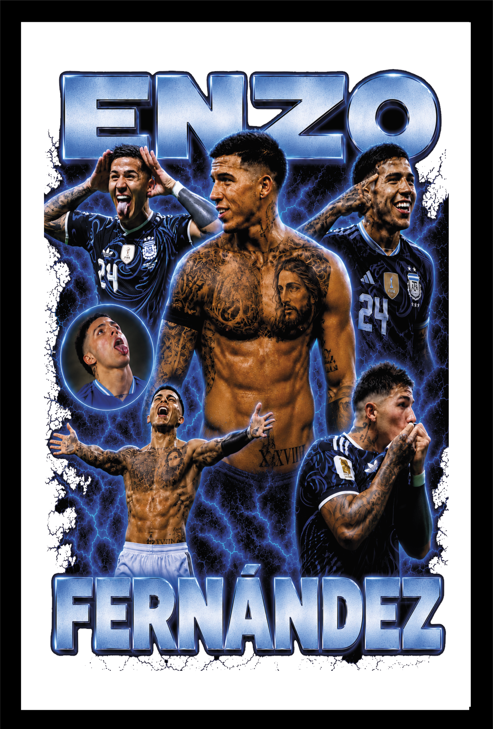 Cuadro Enzo Fernandez Seleccion Argentina conseguilo en https://printfactory.ar